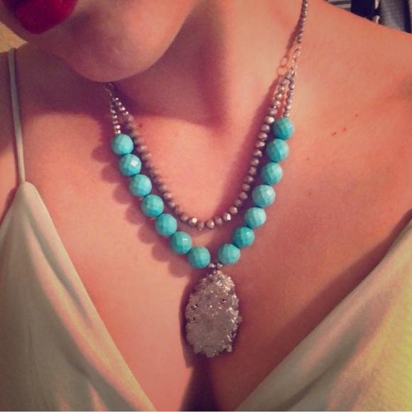 Jewelry - Barse Turquoise sterling silver genuine stones necklace